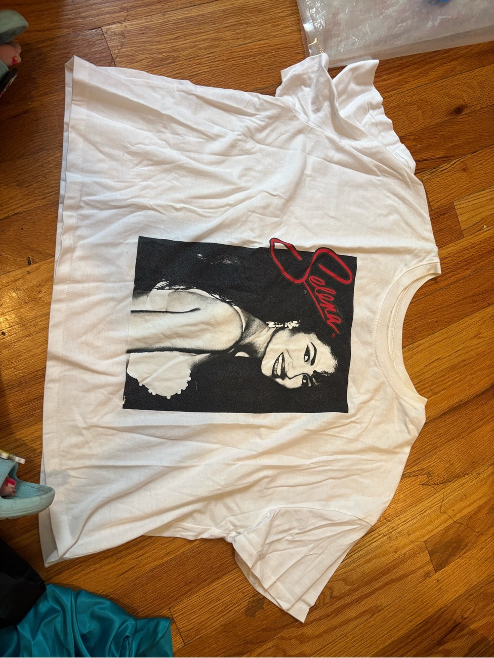White Graphic women’s with Red Script